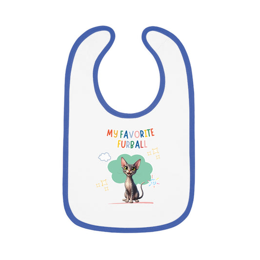 Sphynx Cat Favorite Furball Baby Bib