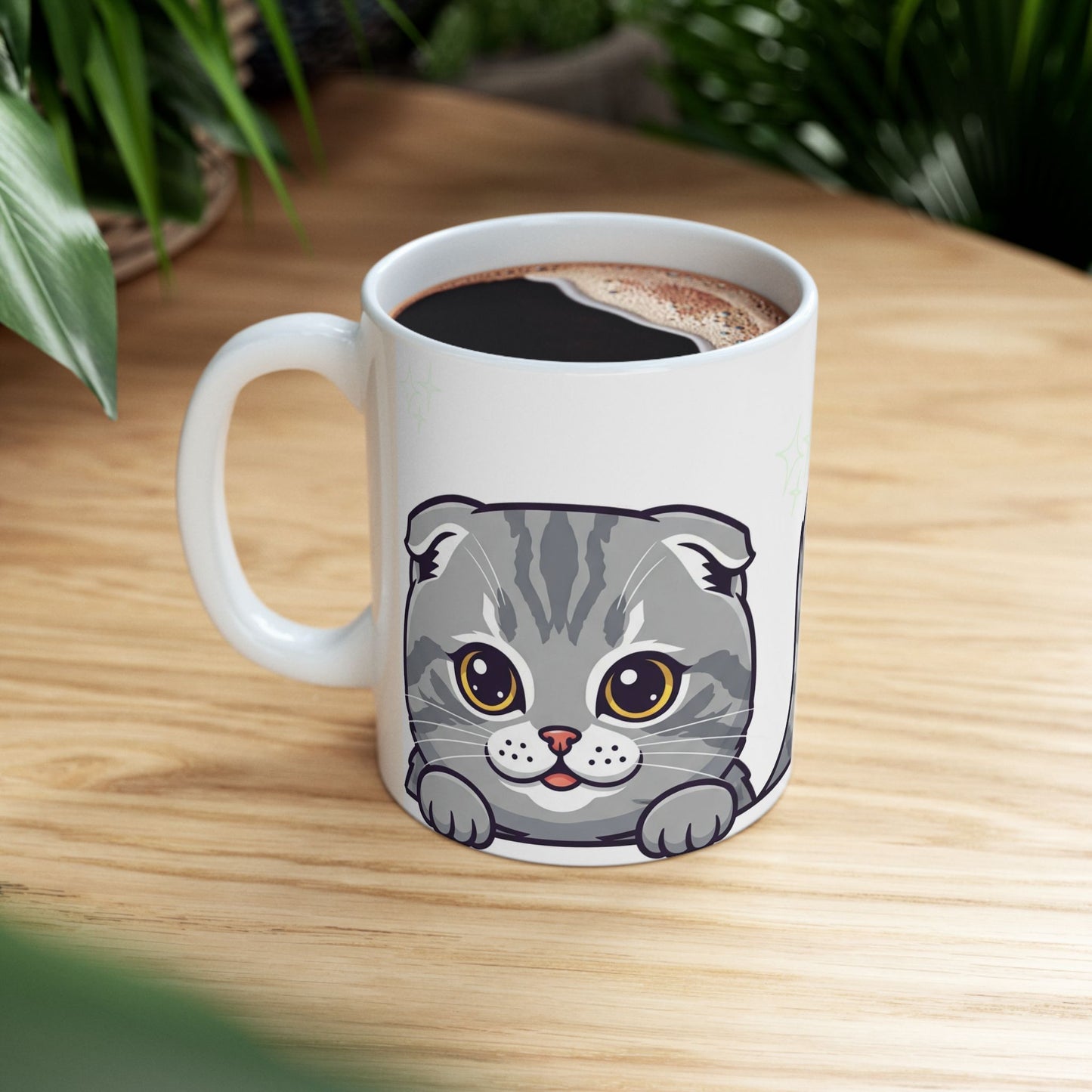 Scottish Fold Peek-a-Boo Mug | Best Scottish Fold Daddy