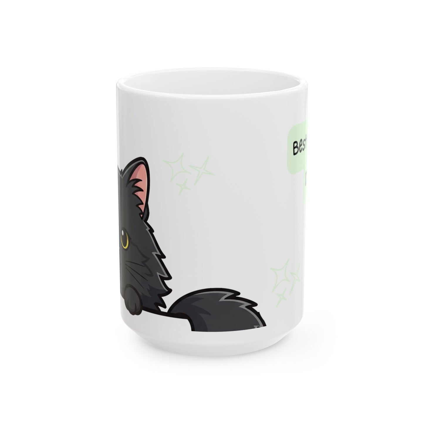 Cat Peek-a-Boo Mug | Best Cat Daddy Gift