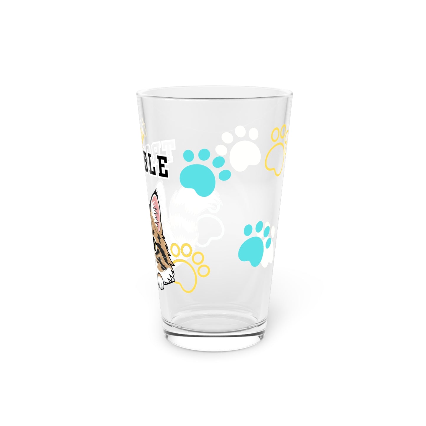 Norwegian Forest Tiny Trouble Pint Glass