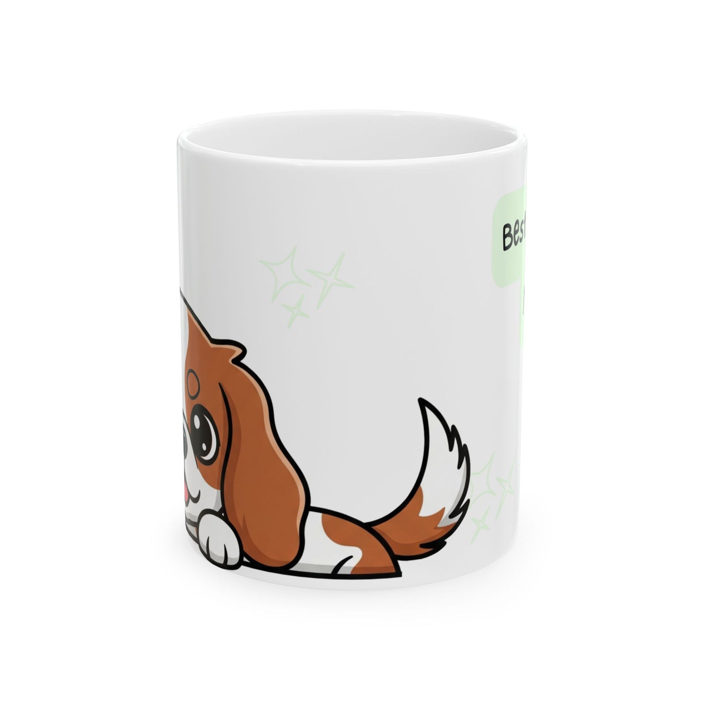Cavalier King Charles Spaniel Peek-a-Boo Mug | Best Cavalier Mama Gift