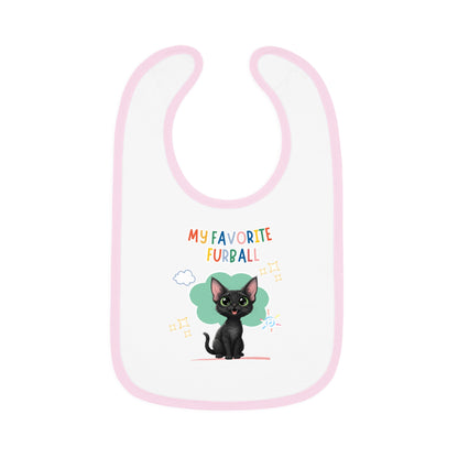 Devon Rex Favorite Furball Baby Bib
