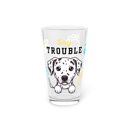 Dalmation Tiny Trouble Pint Glass