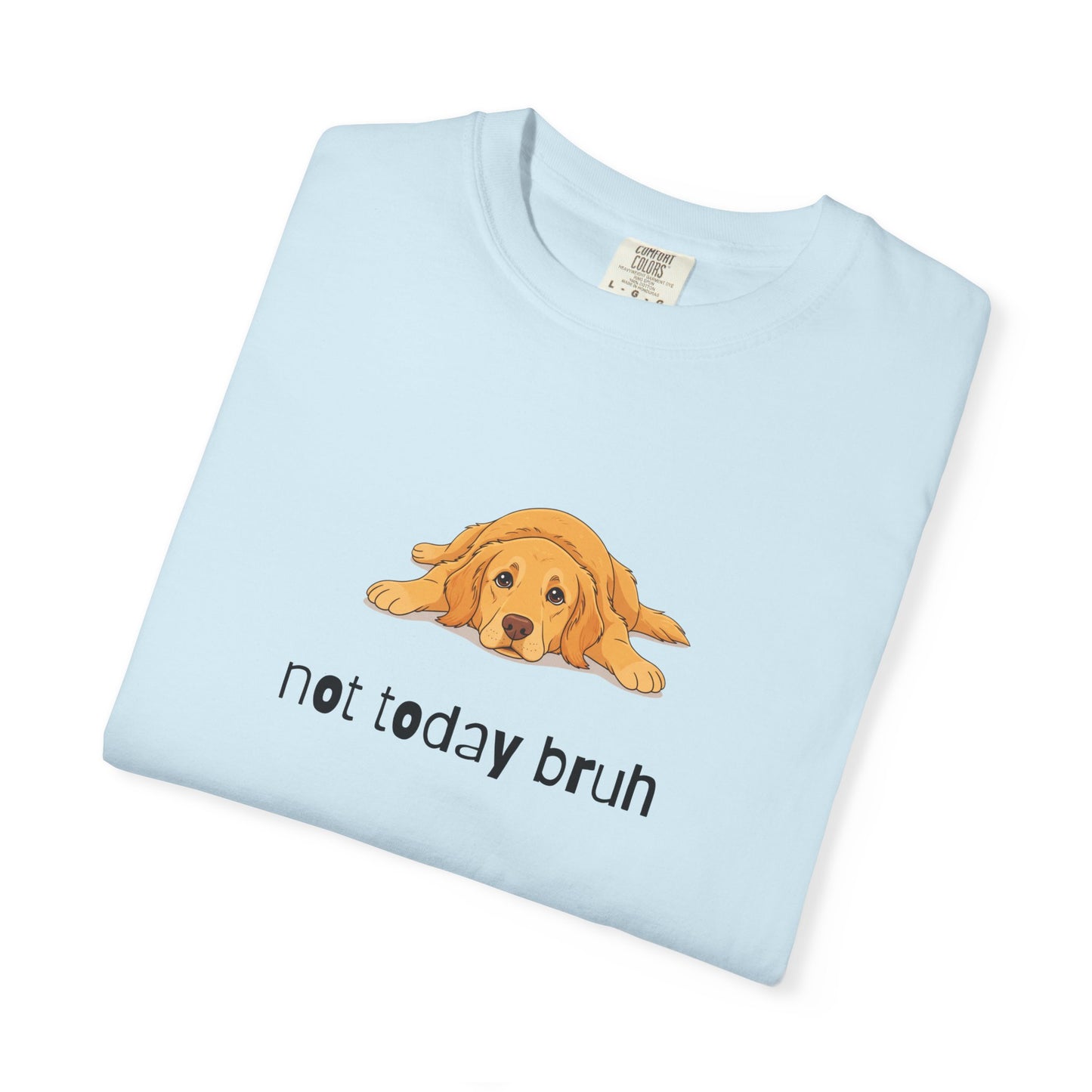 Golden Retriever Not Today Bruh T-Shirt
