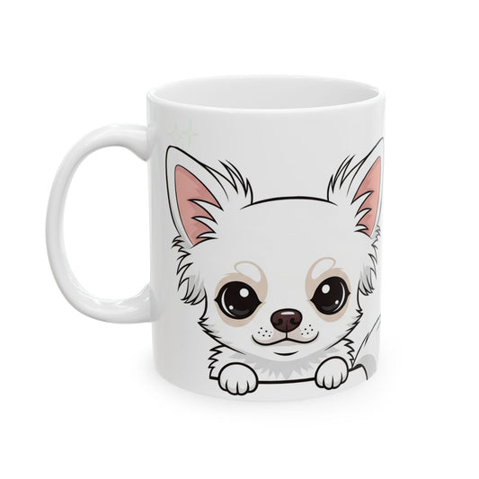 Chihuahua Peek-a-Boo Mug | Best Chihuahua Daddy Gift