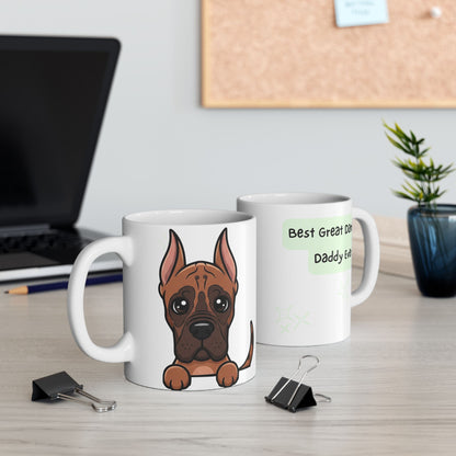 Great Dane Peek-a-Boo Mug | Best Great Dane Daddy Gift