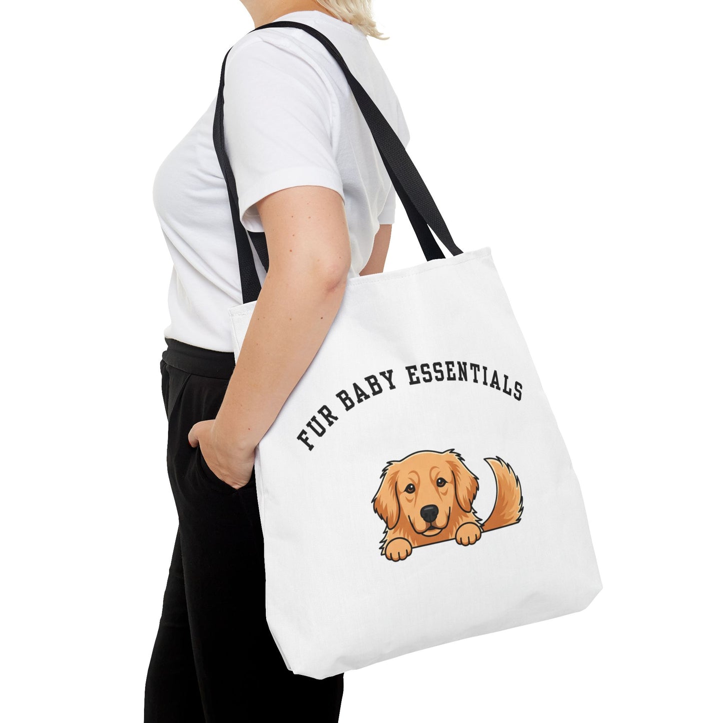 Golden Retriever FurBaby Tote Bag