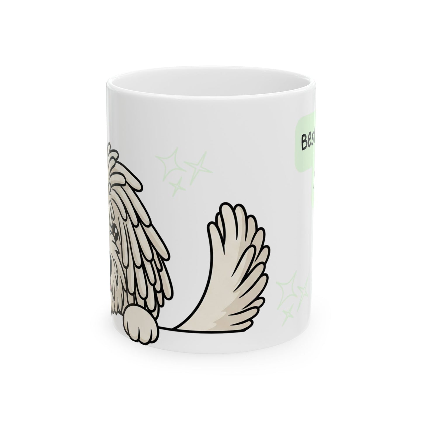 Komondor Peek-a-Boo Mug | Best Komondor Mama Gift