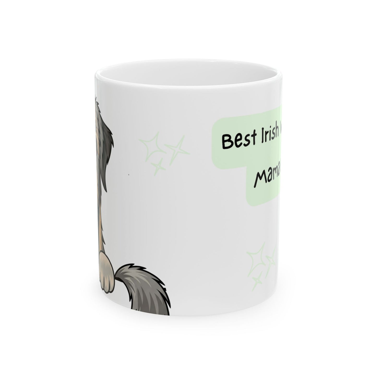 Irish Wolfhound Peek-a-Boo Mug | Best Irish Wolfhound Mama Gift