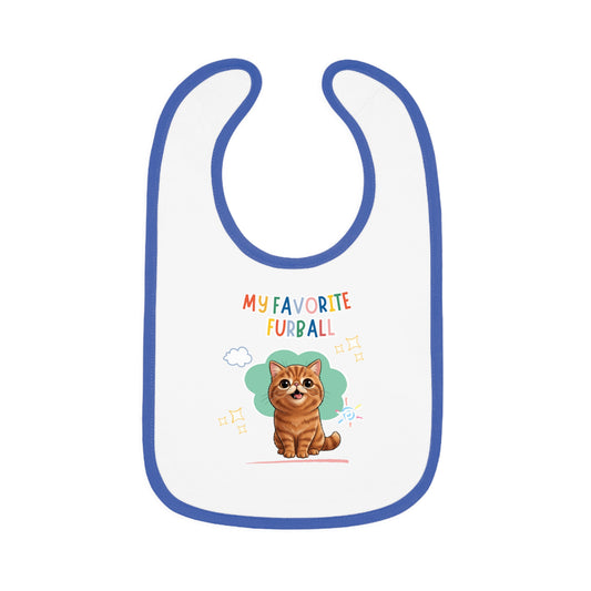 Exotic Shorthair Favorite Furball Baby Bib