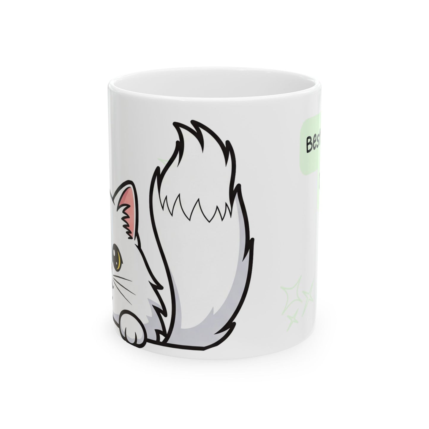 Cat Peek-a-Boo Mug | Best Cat Daddy Gift