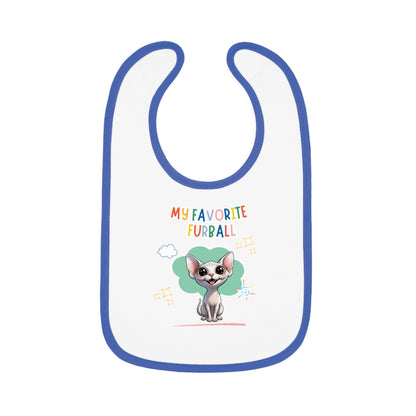 Sphynx Cat Favorite Furball Baby Bib