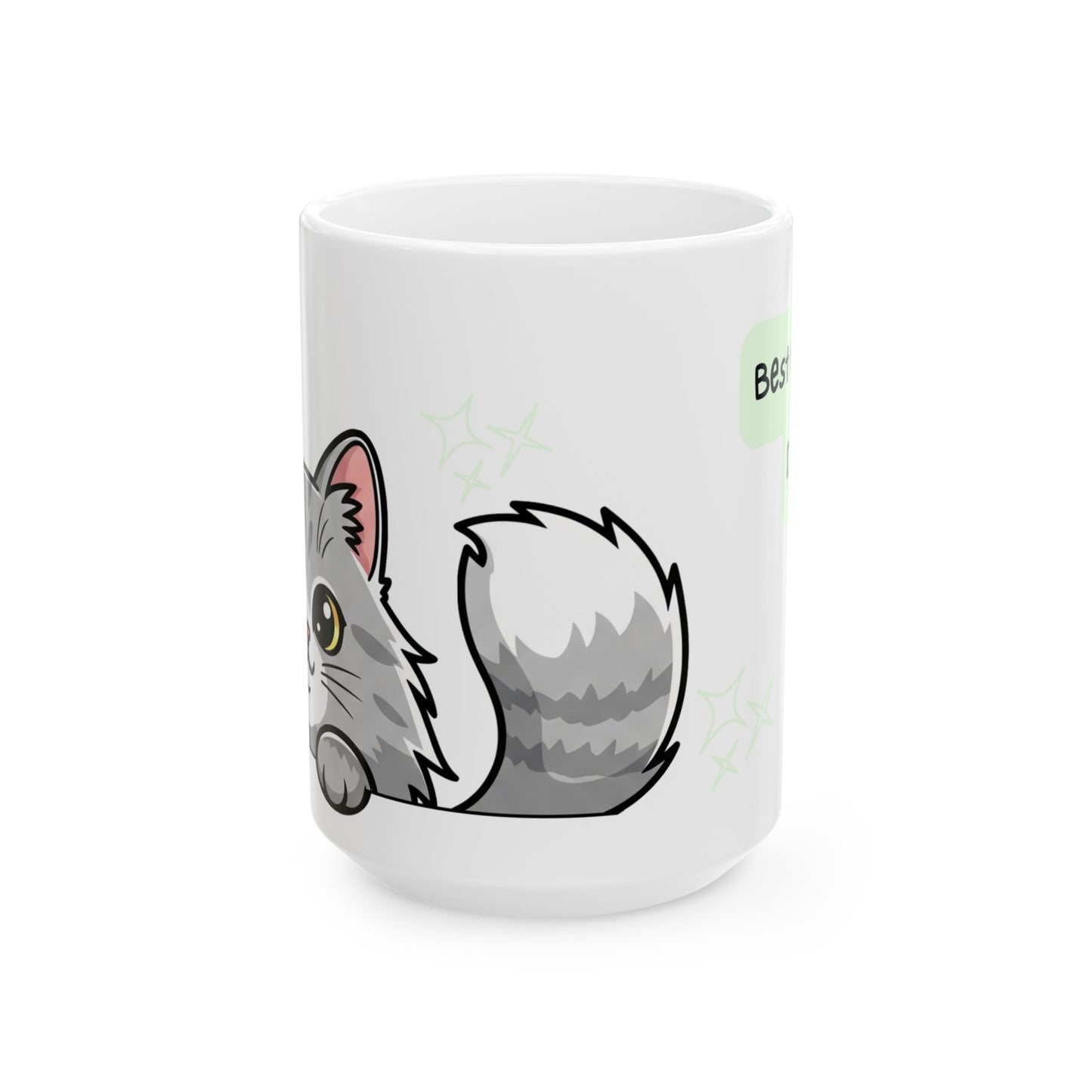 Cat Peek-a-Boo Mug | Best Cat Daddy Gift