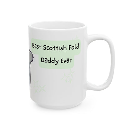 Scottish Fold Peek-a-Boo Mug | Best Scottish Fold Daddy