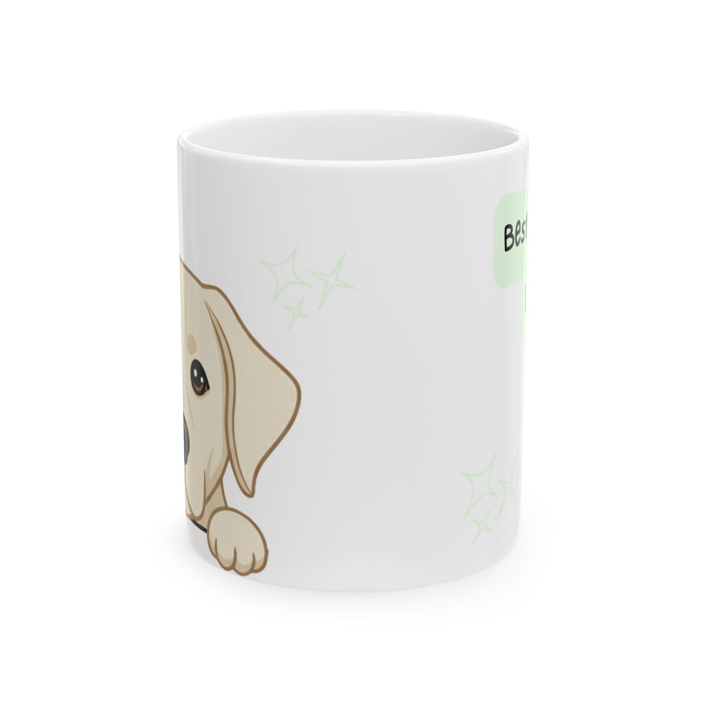 Lab Peek-a-Boo Mug | Best Labrador Retriever Daddy Gift