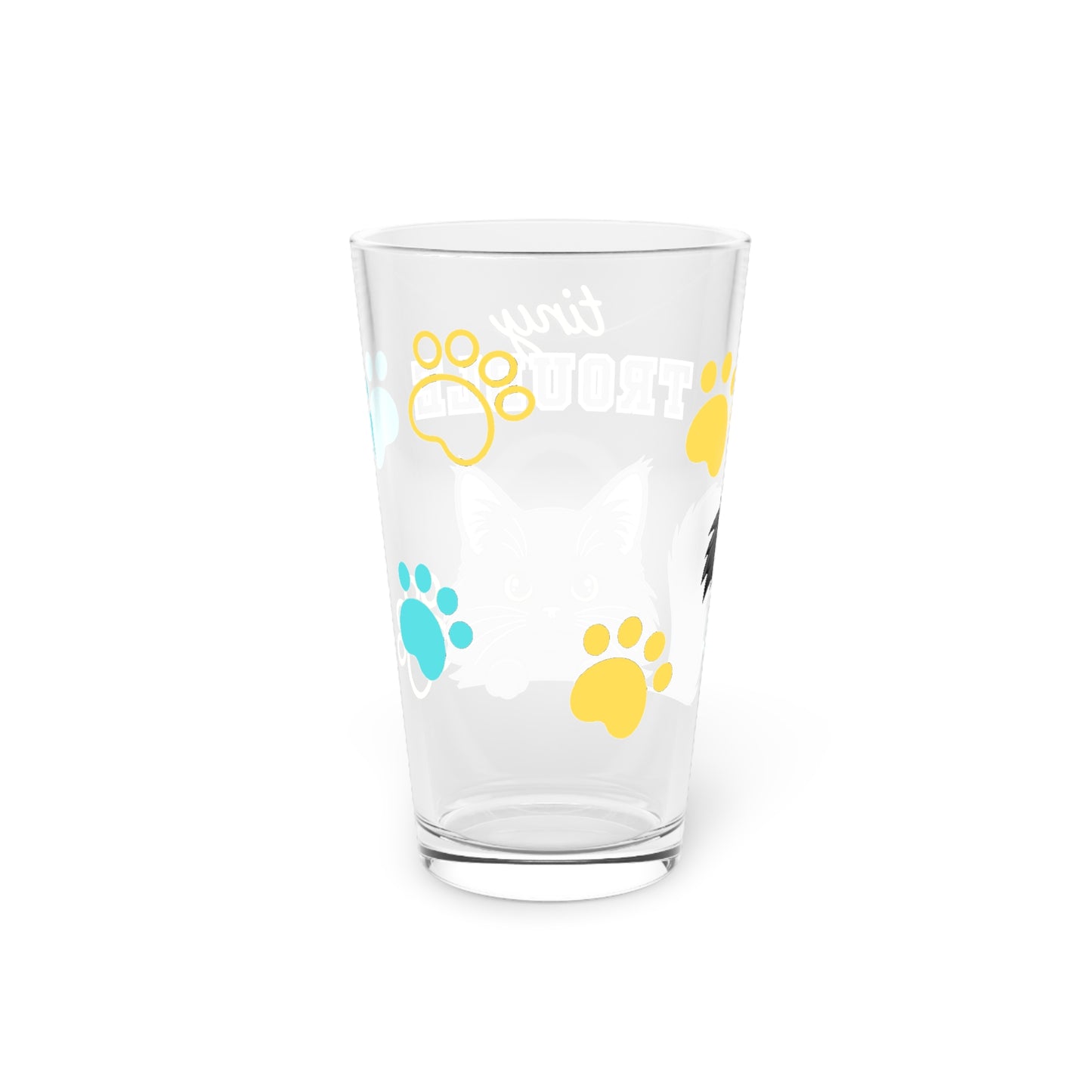 Norwegian Forest Tiny Trouble Pint Glass