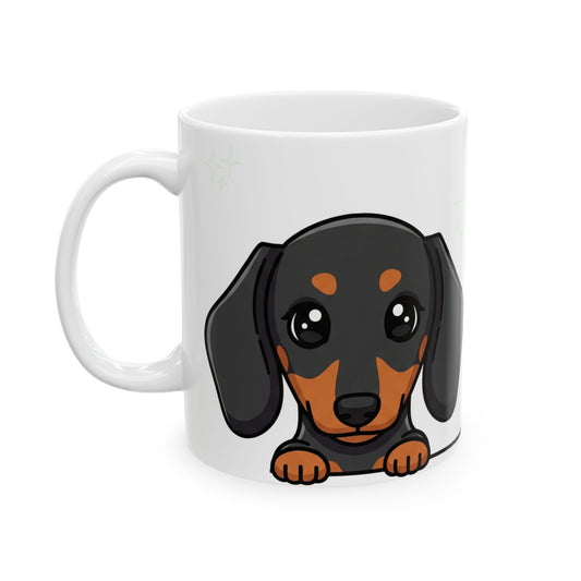 Dachshund Peek-a-Boo Mug | Best Weenie Mama Gift