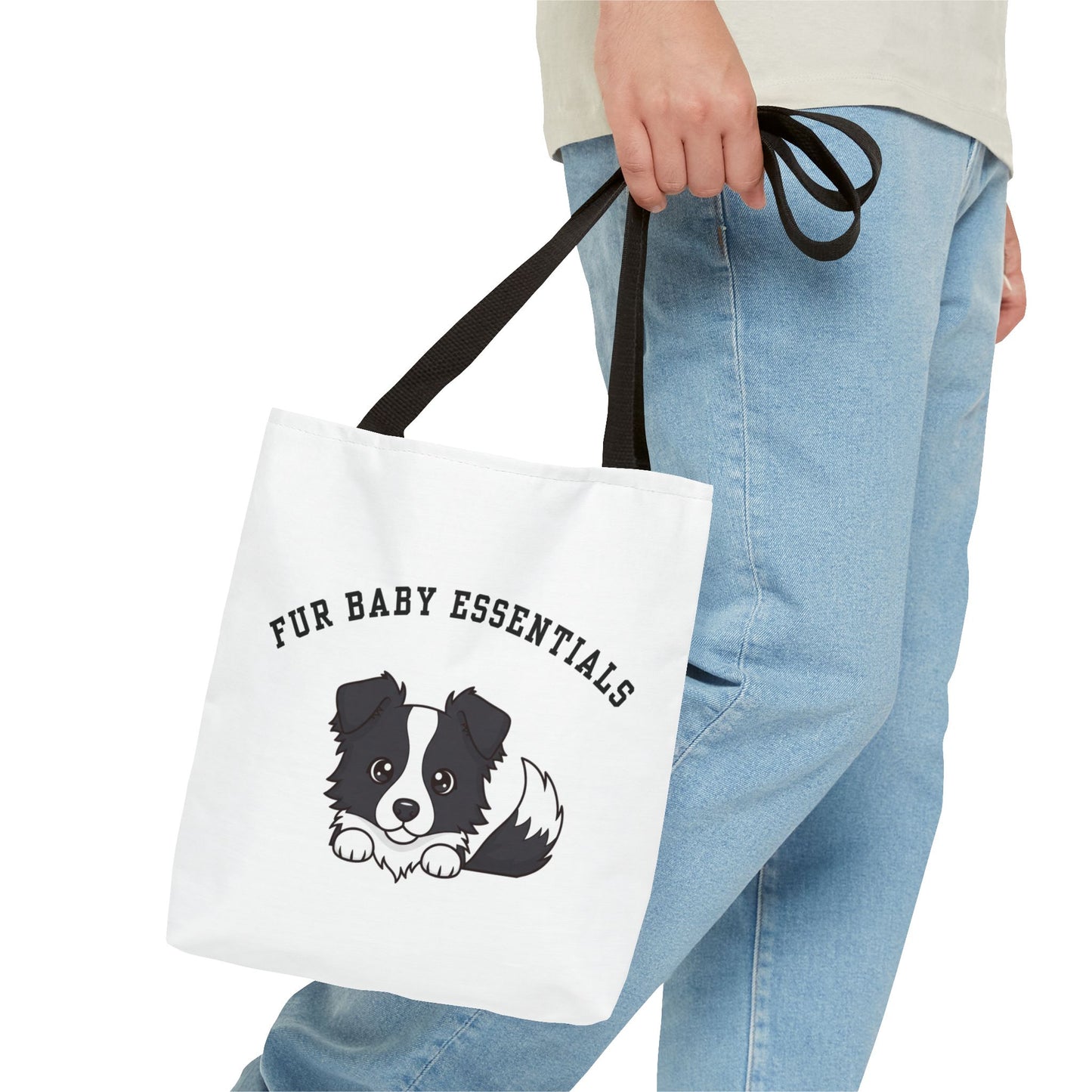 Border Collie FurBaby Tote Bag