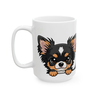 Chihuahua Peek-a-Boo Mug | Best Chihuahua Daddy Gift