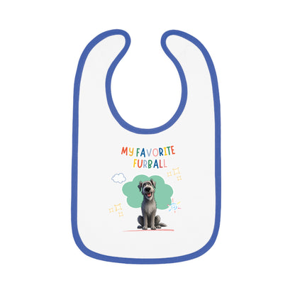 Irish Wolfhound Favorite Furball Baby Bib
