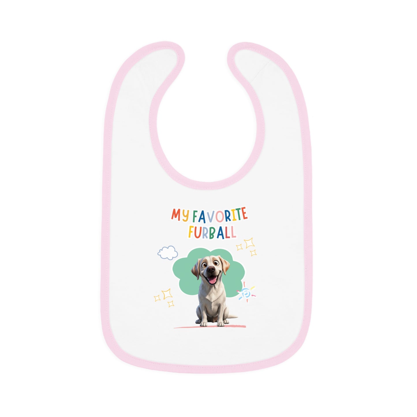 Labrador Favorite Furball Baby Bib
