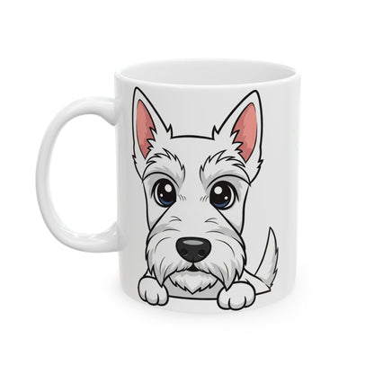 Scottish Terrier Peek-a-Boo Mug | Best Scottie Mama Gift