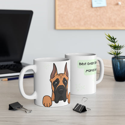 Great Dane Peek-a-Boo Mug | Best Great Dane Mama Gift