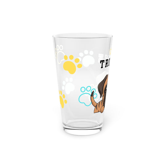 Mastiff Tiny Trouble Pint Glass