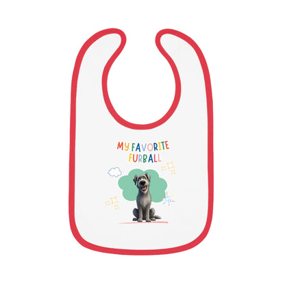 Irish Wolfhound Favorite Furball Baby Bib