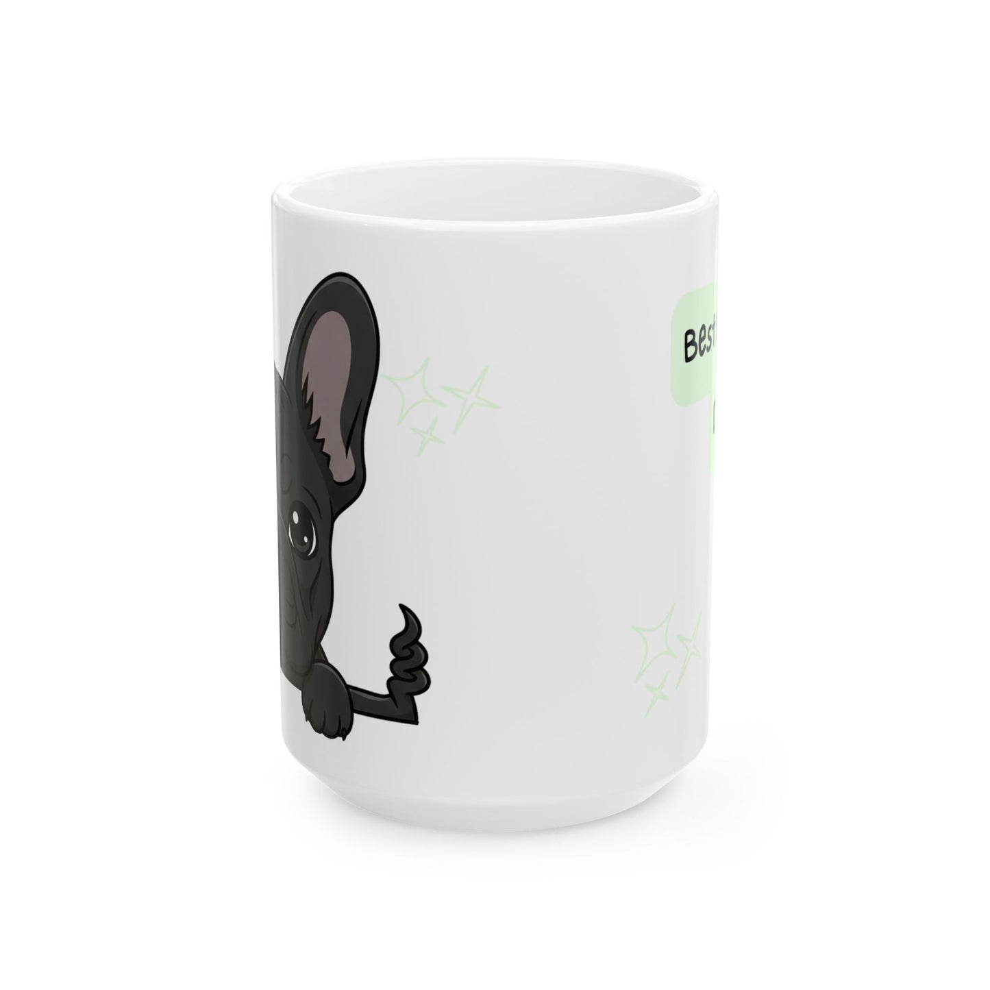 French Bulldog Peek-a-Boo Mug | Best Frenchie Daddy Gift