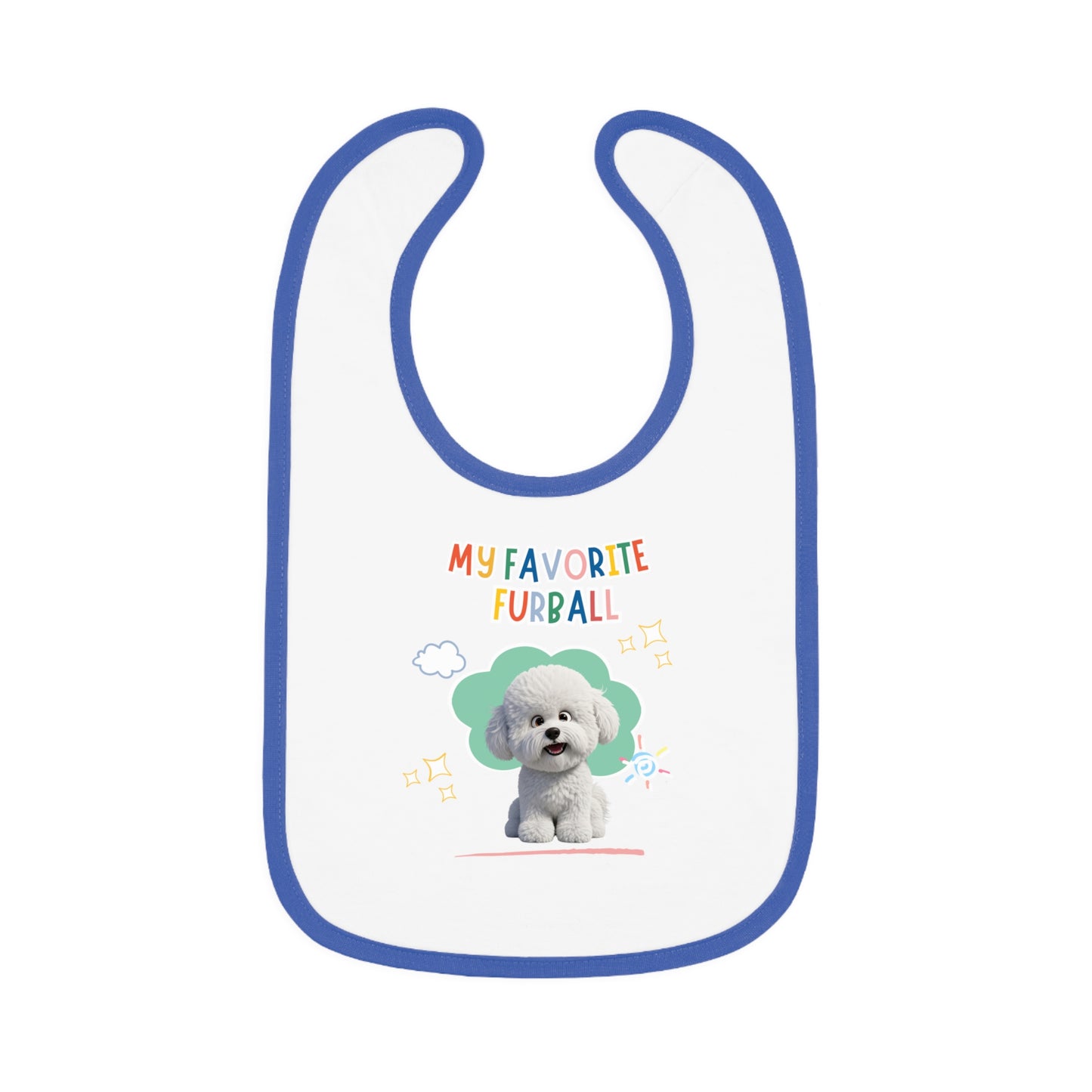 Bichon Frise Favorite Furball Baby Bib