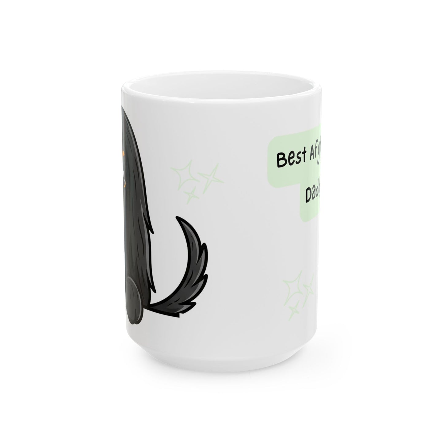 Afghan Hound Peek-a-Boo Mug | Best Afghan Hound Daddy Gift