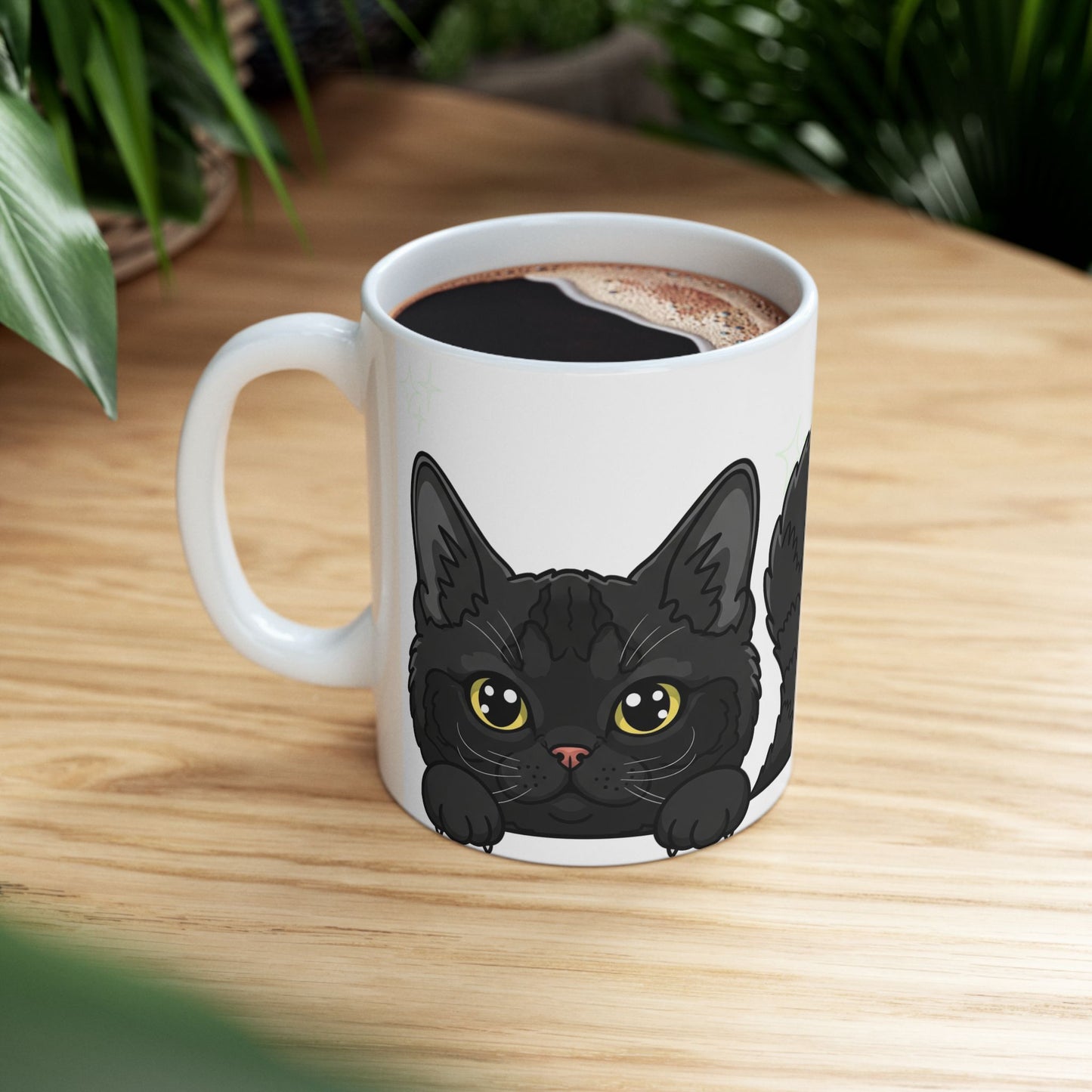 Selkirk Rex Peek-a-Boo Mug | Best Selkirk Rex Daddy Gift
