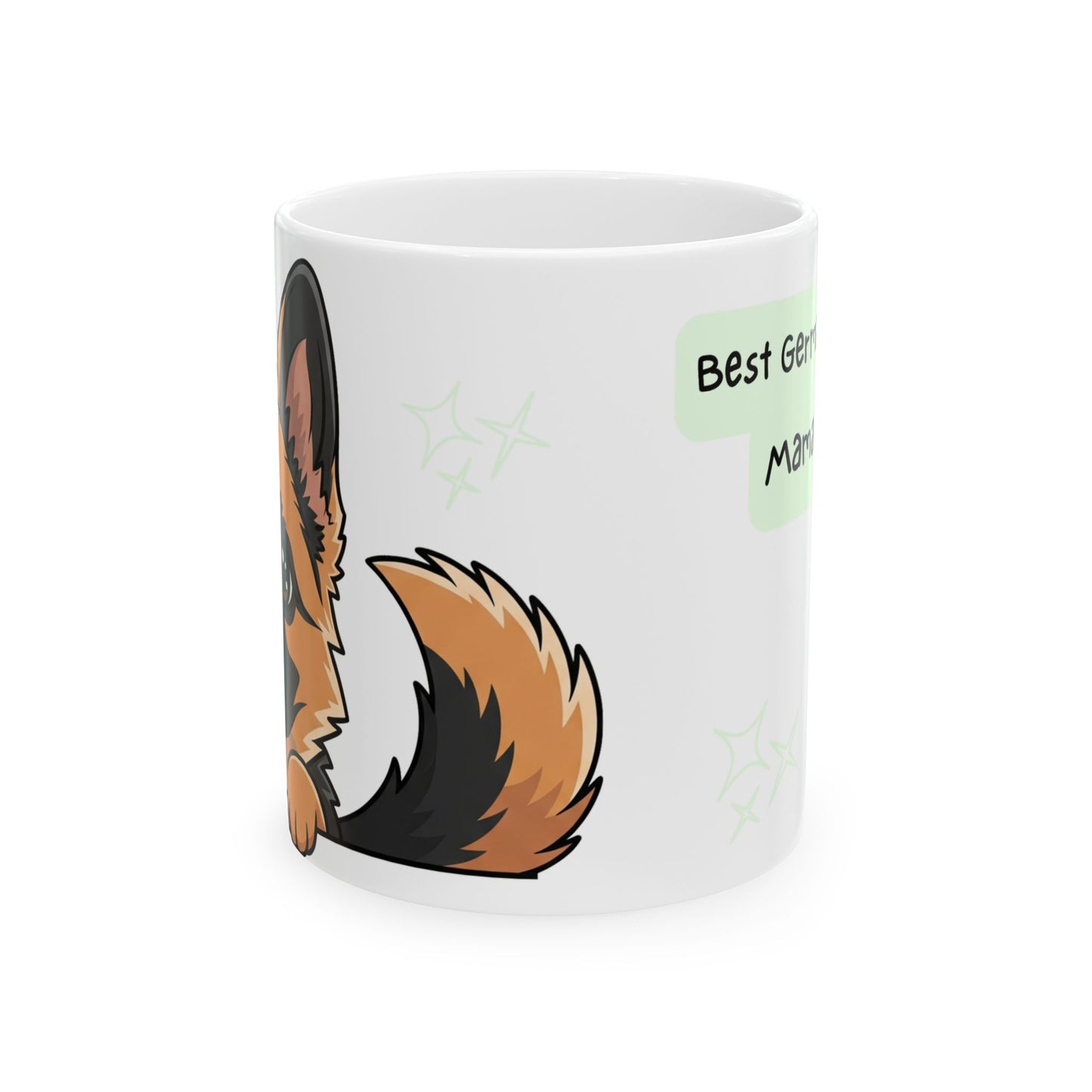 German Shepherd Peek-a-Boo Mug | Best German Shepherd Mama