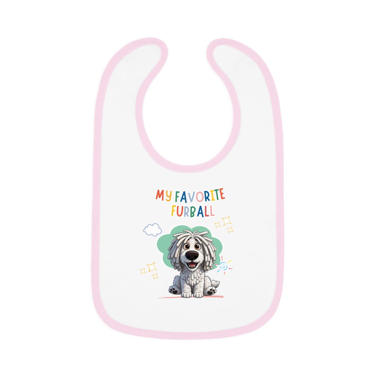 Komondor Favorite Furball Baby Bib