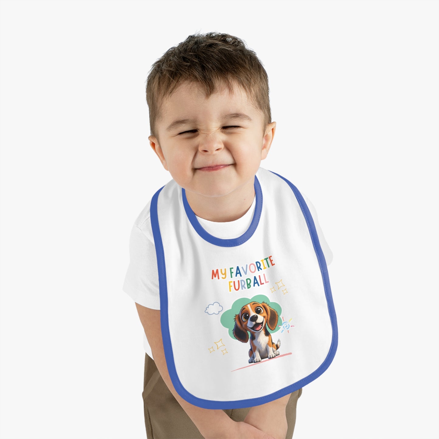 Beagle Favorite Furball Baby Bib