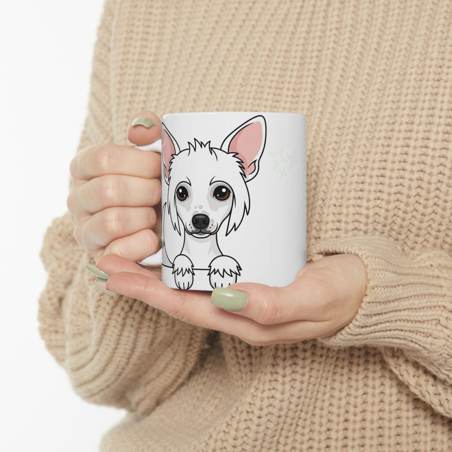 Chinese Crested Peek-a-Boo Mug | Best Chinese Crested Mama Gift