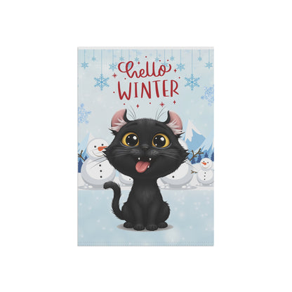 American Curl Hello Winter Garden Banner
