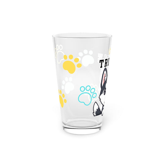 Husky Tiny Trouble Pint Glass