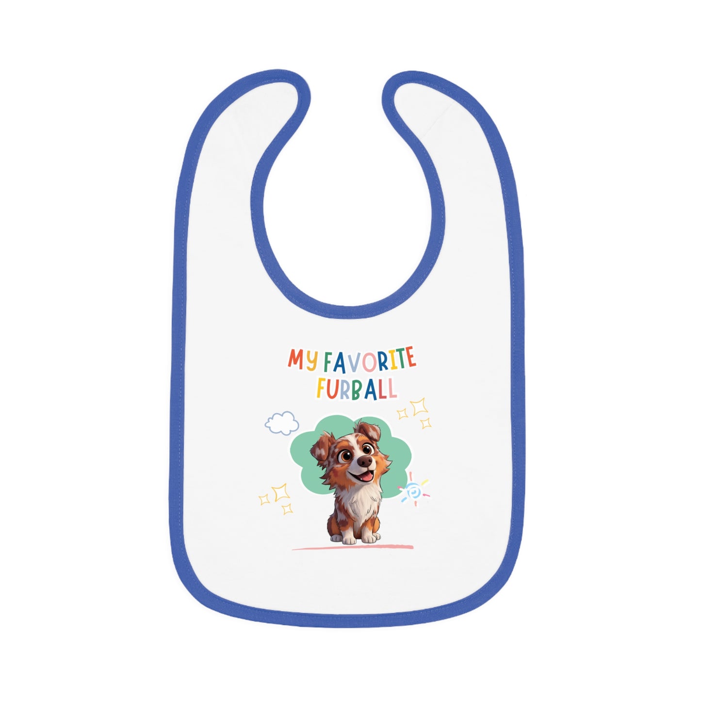 Aussie Favorite Furball Baby Bib