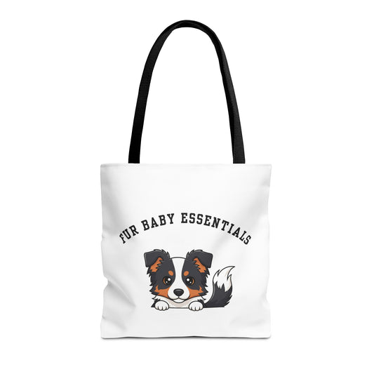 Border Collie FurBaby Tote Bag
