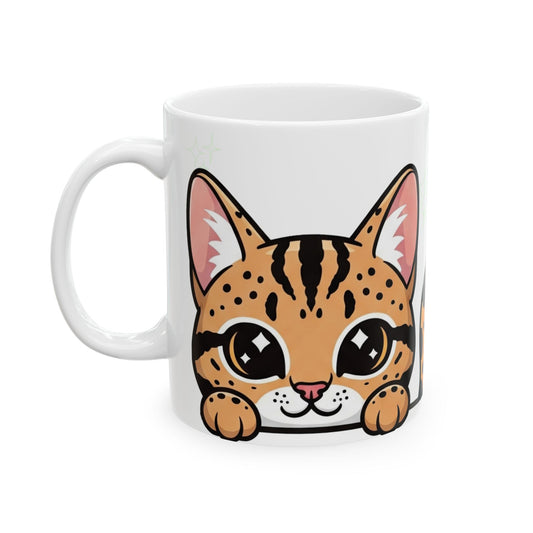 Ocicat Peek-a-Boo Mug | Best Ocicat Daddy Gift