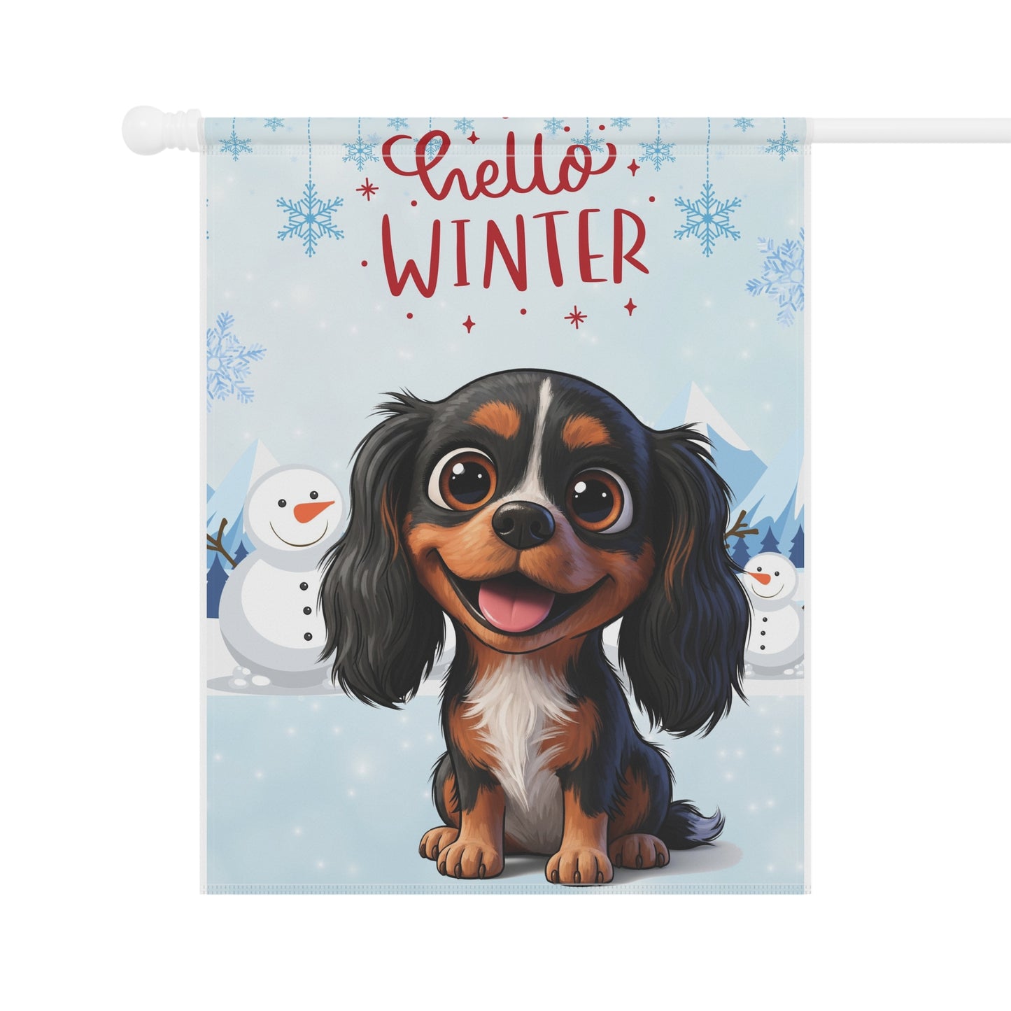 Cavalier Hello Winter Garden Banner