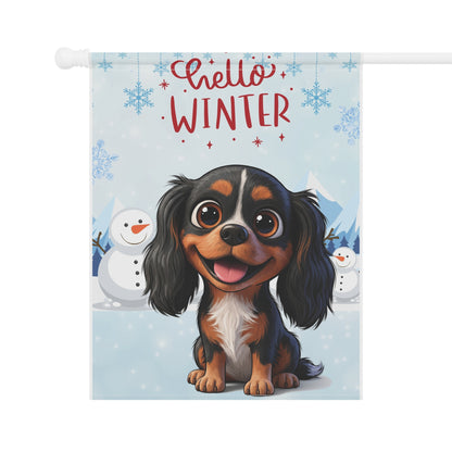 Cavalier Hello Winter Garden Banner