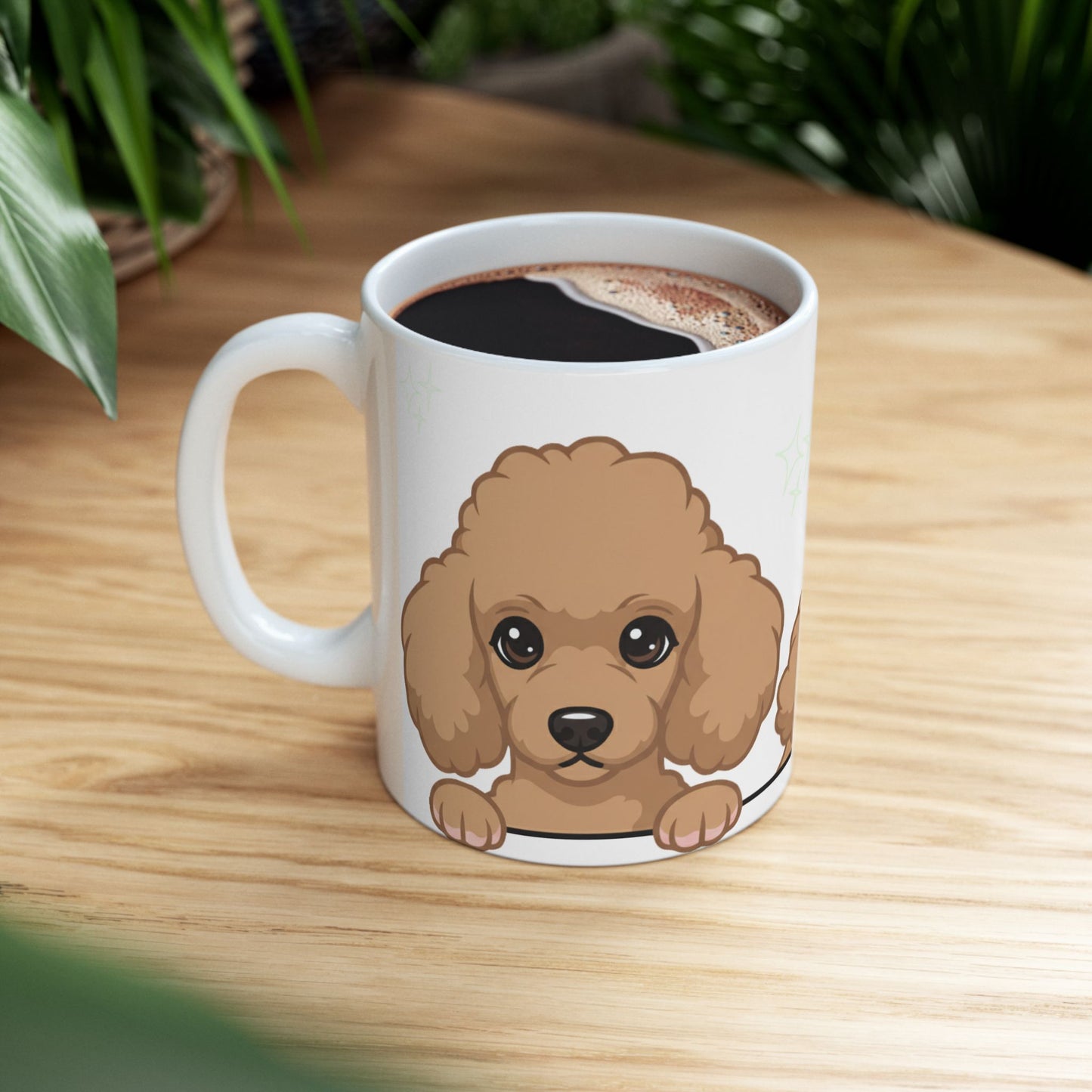 Poodle Peek-a-Boo Mug | Best Poodle Mama Gift