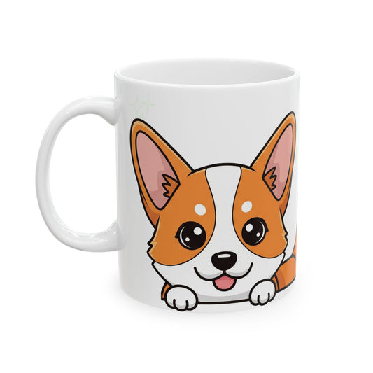 Corgi Peek-a-Boo Mug | Best Corgi Daddy Gift