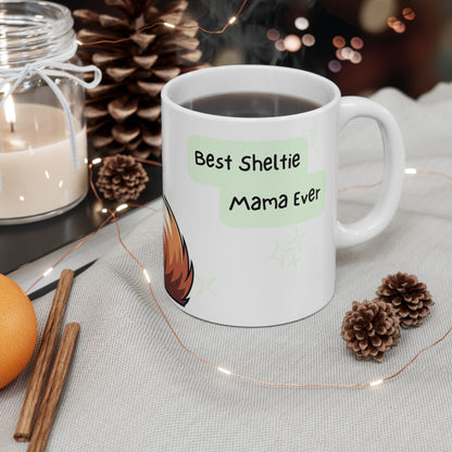 Sheltie Peek-a-Boo Mug | Best Sheltie Mama Gift