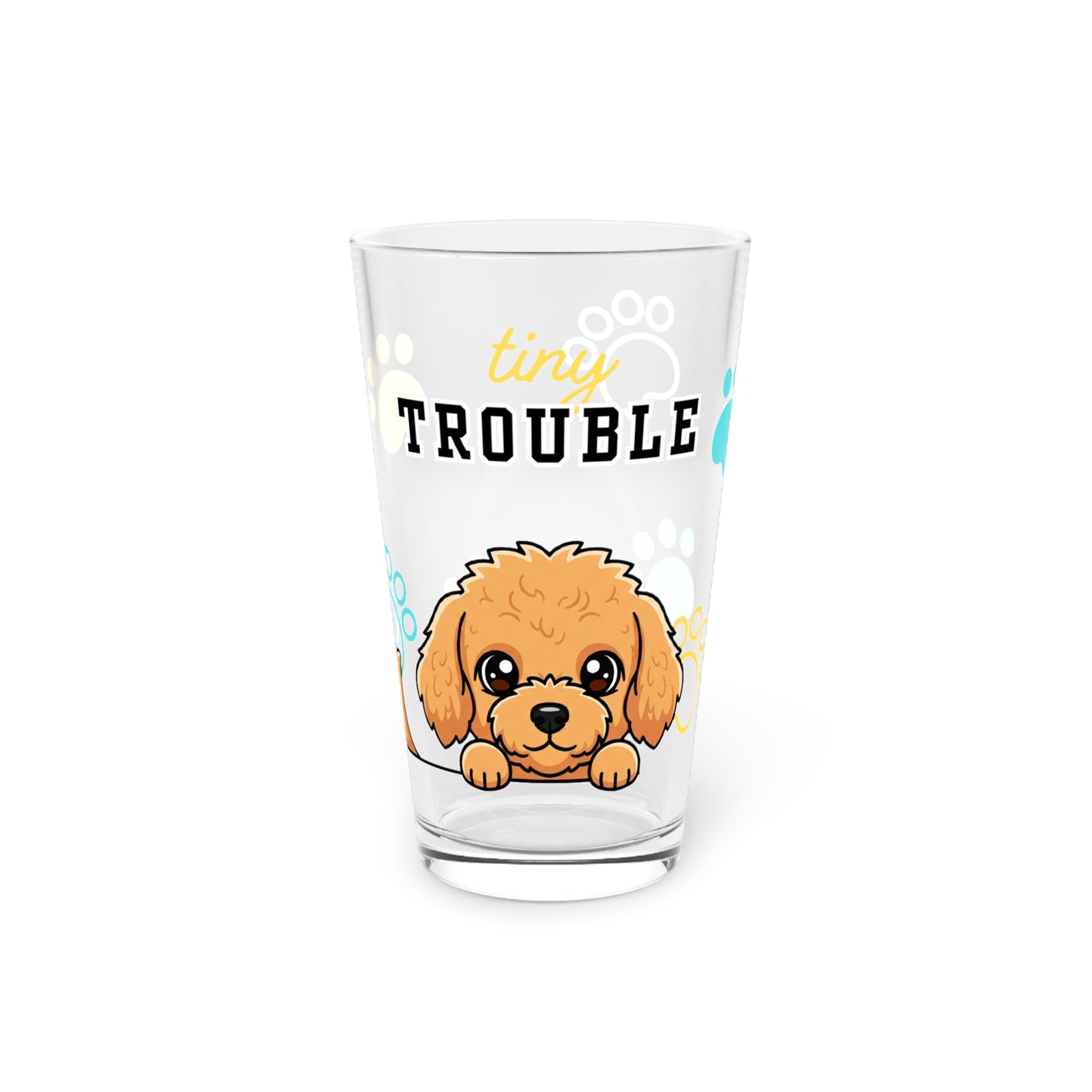 Doodle Tiny Trouble Pint Glass