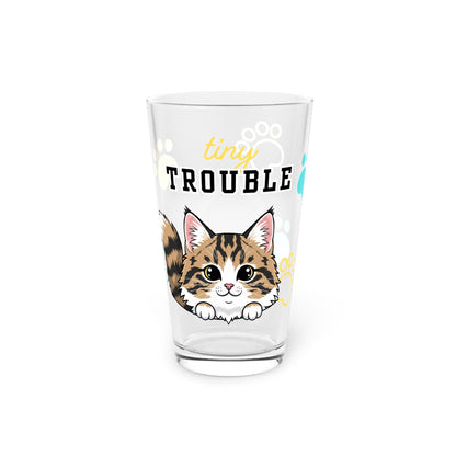 Norwegian Forest Tiny Trouble Pint Glass