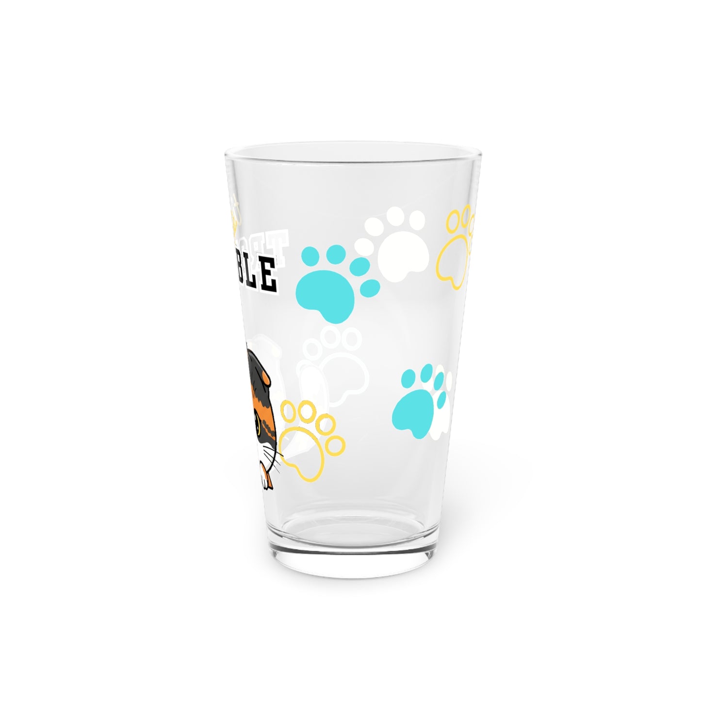 Scottish Fold Tiny Trouble Pint Glass